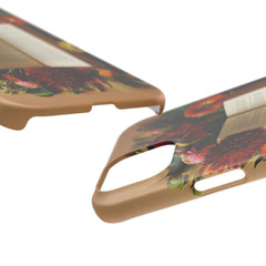 Floral Book Slim Case - Stylish Phone Cover for Book Lovers