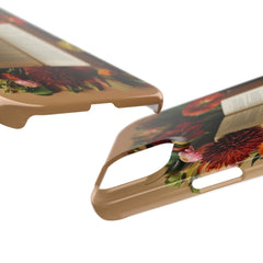 Floral Book Slim Case - Stylish Phone Cover for Book Lovers