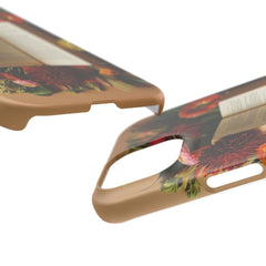 Floral Book Slim Case - Stylish Phone Cover for Book Lovers