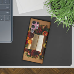 Floral Book Slim Case - Stylish Phone Cover for Book Lovers