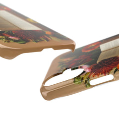 Floral Book Slim Case - Stylish Phone Cover for Book Lovers