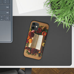 Floral Book Slim Case - Stylish Phone Cover for Book Lovers