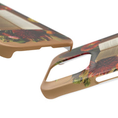 Floral Book Slim Case - Stylish Phone Cover for Book Lovers
